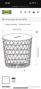 Ulozny priestor/stolik ikea kvostbro - 8