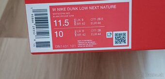 Nike Dunk low 44 - 8