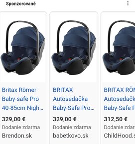 BRITAX RÖMER BABY SAFE PRO NIGHT BLUE - 8