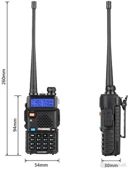 Vysielačka Baofeng UV-5R 8w + záruka 2r - 8