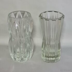 Retro sklenené vázy 1 - 8