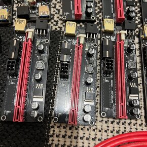 Mining príslušenstvo - Riser, PCIe splitter, M2 to Pcie atď - 8