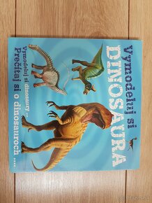 3 NOVÉ knihy poskladaj si dinosaura / robota - 8