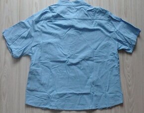 Biela a modrá letná polokošeľa, v. XL/2XL, v. 2XL/3XL - NOVÉ - 8