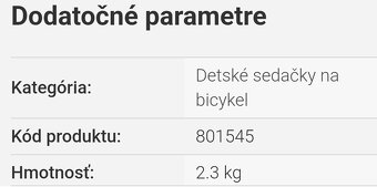 Zadna cyklosedačka pre deti Bobike - 8