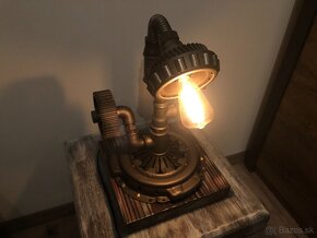 Industriálna lampa - steampunk - 8