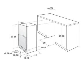 Vstavanaá nova chldnička s mrazničkou Gorenje - 8