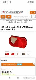 LED zadné svetlá Nové  PRO-LANE 12/24V - 8