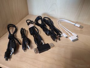 Sada 6x USB káblov (Micro, Mini, B, Apple 30 pin, Lightning) - 8