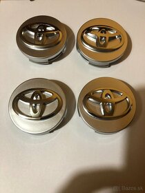 Stredové krytky (pukličky) Toyota  priemeru 57,60 a 62 mm - 8