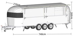 Airstream food truck gastro príves Ultra - 8