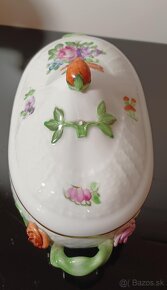 Nadherná porcelánová bonboniéra , dóza Herend - 8