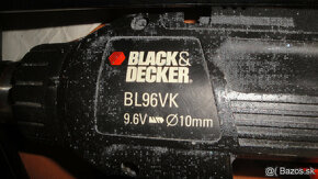 Predám aku vŕtačky značky Black Decker BL96VK vid. fotky - 8