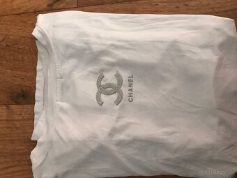 CHANEL originál white damske tricko L - 8