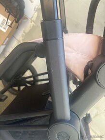 Športový kočík Cybex Priam Matt Black 2022, Peach Pink - 8