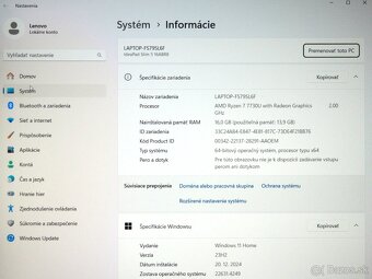 16" Notebook, Lenovo Ideapad Slim 5, Ryzen7/16GB/512GB - 8