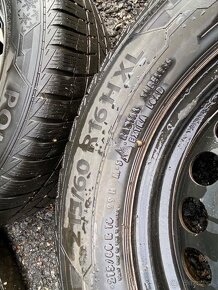 540. Sada zimních pneu 215/60 r16 vč disků 5x108 - 8