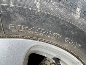 5x114.3 R16 + zimne pneu 215/70 R16 - 8