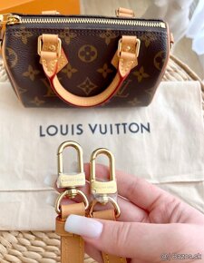 Dámska originál Louis Vuitton nano speedy kabelka - 8