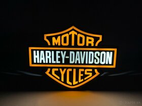 Harley Davidson LED Logo lampa - 8