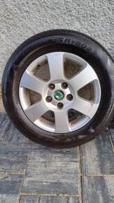 Alu disky 5x112 R15 original Skoda - 8