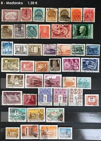 poštové známky - svet mix - 8