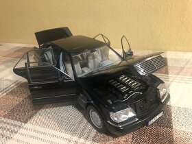 1:18 - MERCEDES-BENZ S600 -W140- NOREV HQ - BLACK - 8