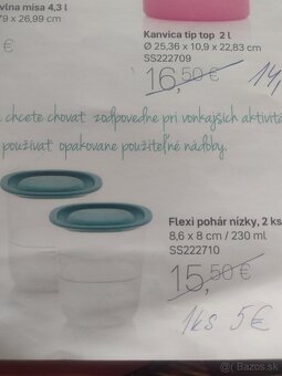 Tupperware dopredaj výrobkov, nové - 8