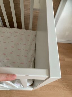 Detská postieľka STUVA IKEA s matracom - 8