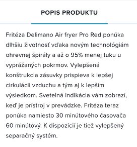 Horkovzdušná frítéza delimano - 8