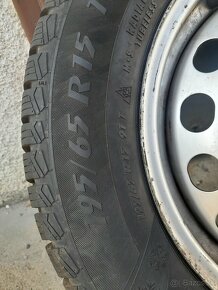 Predám pneu+disky matador nordica 195/65 r 15 disky 5x112 - 8