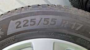 Zimná sada originál Audi A6, 5x112 R17 + pneu 255/55 R17 - 8