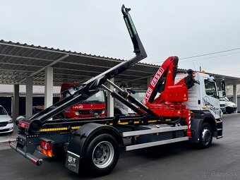 MERCEDES-BENZ AXOR 1824 HÁKOVÝ NOSIČ HYDRAULICKÁ RUKA - 8