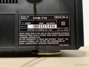 DENON DRM-710 …. Kazetový deck (3-hlavy, 3-motory) - 8