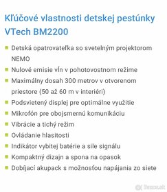 Detska pestunka s projektorom VTech BM2200 - 8