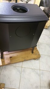 Liatinové kachle Jotul F 3 CB modročierný smalt - 8