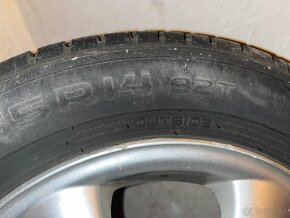 14" Hliníkové disky Peugeot, 4ks s letnými pneumatikami - 8