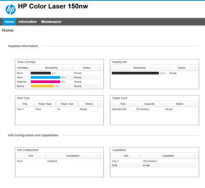 HP color laser 150nw (zánovná) - 8