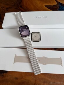 Apple Watch 8 45mm Starlight komplet balenie - 8