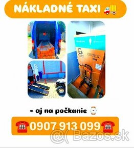 NÁKLADNÉ TAXI 0907 913 099 - dodávka na počkanie Snina - 8