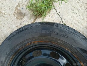 Plechove disky + celorocne gumy 195/65 R15 - 8