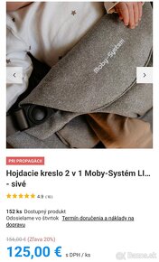 Hojdacie kresielko Moby-system - 8