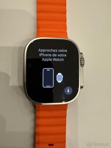 Apple Watch Ultra 2 49mm Titanium Orange Ocean Band - 8