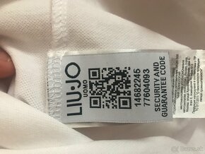 LIU JO 100% originál pánske polotricko biele XL - 8