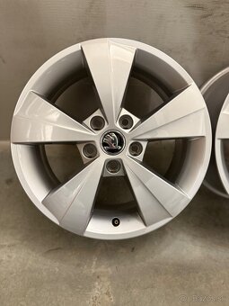 Nepoužité hliníkové disky 5x112 R16 Škoda Velorum - Octavia - 8