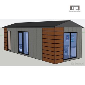 TINY House 8x3m 2 izby- kuchyňa-kúpeľňa - 8