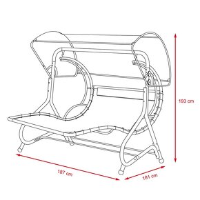 Záhradné ležadlo / hojdačka - 8