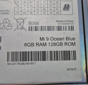 Xiaomi MI 9 Ocean Blue - 6 GB RAM / 128 GB ROM - 8