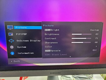 Samsung 4K monitor 2x HDMI + Displej port BIP/PIP 200e - 8