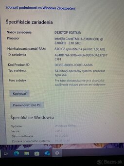 Dell LATITUDE E6520 15,6” i3 2310M,8GBDDR3,250GBHDD - 8